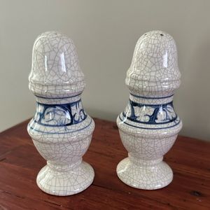 Dedham Pottery Salt and Pepper Shakers
